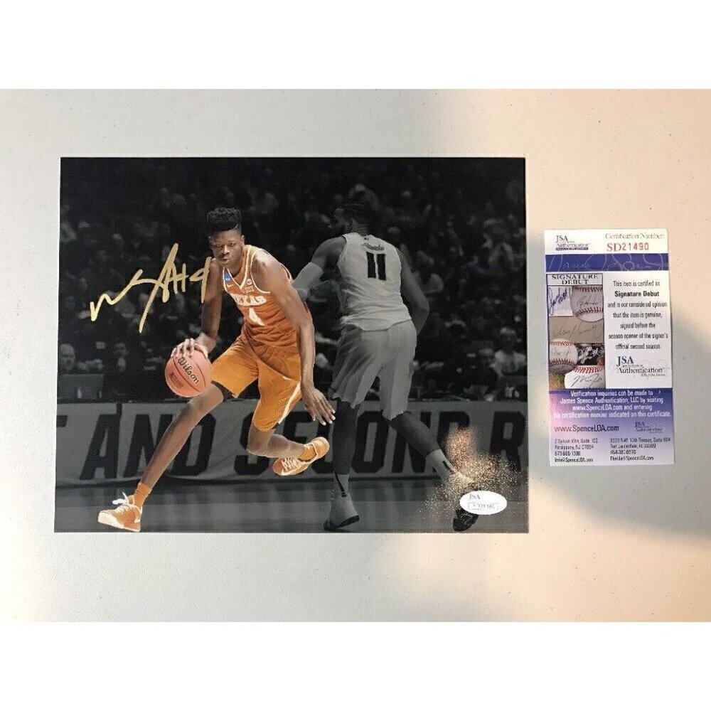 Mohamed Mo Bamba Autograph Signed Texas Spotlight 8x10 Photo JSA